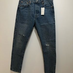 Levi’s 501 Hi-Rise Medium Wash Skinny Jeans
